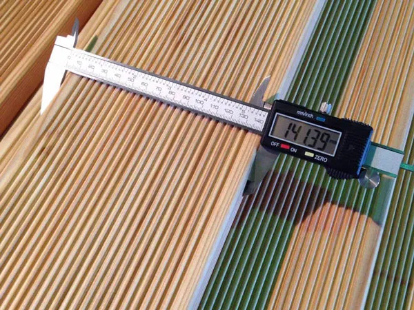 Stacked Siberian larch timber